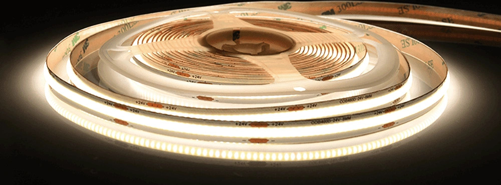 Лента светодиодная AQ LED-LINE COB 480 LED/м 24V 14W/м 8 мм IP20 нейтральный  белый 5 м