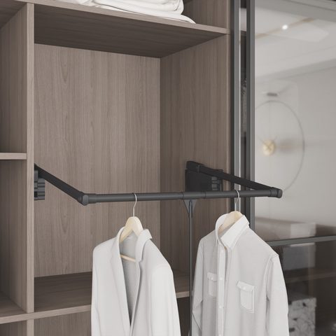 Лифт для Гардероба Антрацит 10кг#/Lift for Wardrobe Anthracite 10kg#