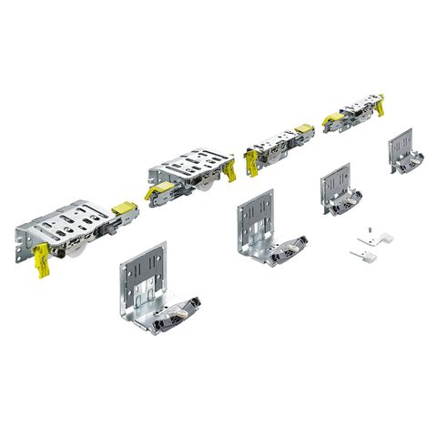 Hettich Комплект TLXL для передней двери, 2-х дверный шкаф, 18-30мм, 60кг