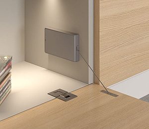 ItaFr Механизм для открывания фасада Set 1KIARO EASY Strong anthracite w/visible and concealed door 
