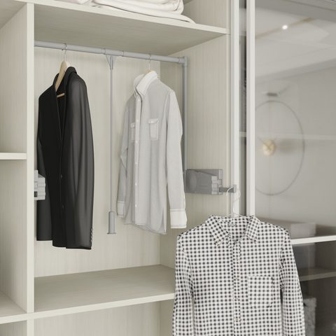Лифт для Гардероба Серый 10кг#/Lift for Wardrobe Grey 10kg#