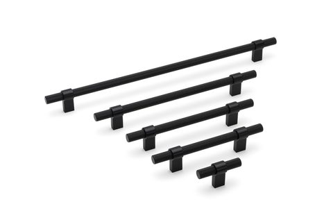 Мебельная ручка SY8774 0640 MM MAT BLACK/HANDLE 0640 MM MAT BLACK