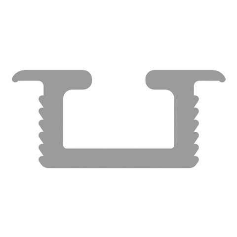 75 кг - Нижний ходовой профиль из алюминия 10-12 3 M/75 KG ALU SINGLE LOWER/UPPER RAIL 10-12µ 3M