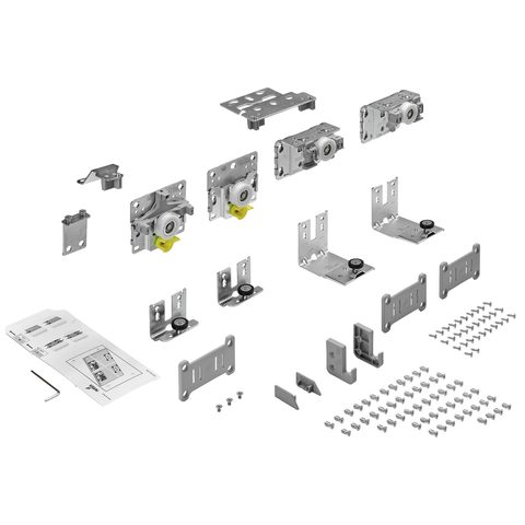 Hettich Комплект TL-LH для 2-х дверного шкафа, передняя правая,18-30мм, 50кг, ЕВ32-42