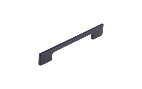 Мебельная ручка A186 128мм Черный мат PC24/A186128 PC24