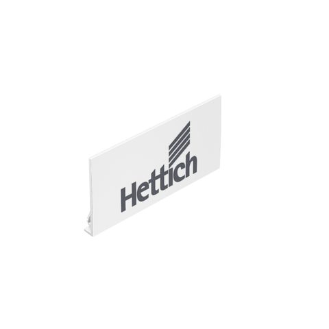 Hettich Декоративные заглушки с лого Hettich для ящиков AVANTECH YOU белый