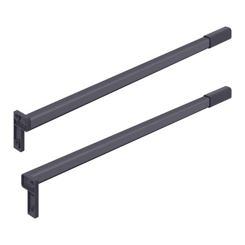 SMARTFLOW/ Релинг для деревянной задней панели 500/ Антрацит/FLOW WOODEN GALLERY RAILING 500 ANTHRAC