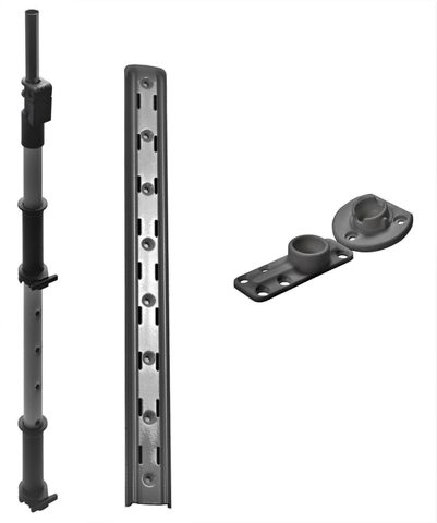 Kessebohmer Комплект установочный для LeMans II Axle-set,высота 600-750мм, антрацит