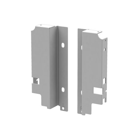 Держатель задней стенки Smart Box серый/ один Релинг/NEW SMARTBOX BACKBOARD HOLDER (LEFT+RIGHT) 16MM