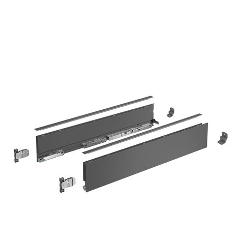 Hettich Боковины для ящиков AVANTECH YOU 450 / 101, правая и левая антрацит