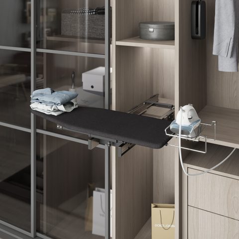 Складная поворотная гладильная доска, Антрацит#/Movea Ironing Board Anthracite#