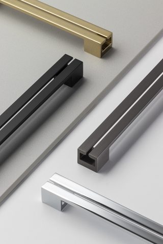 Мебельная ручка SY7487 0320 BBN  0320 MM BLCK BRSHD NCKL