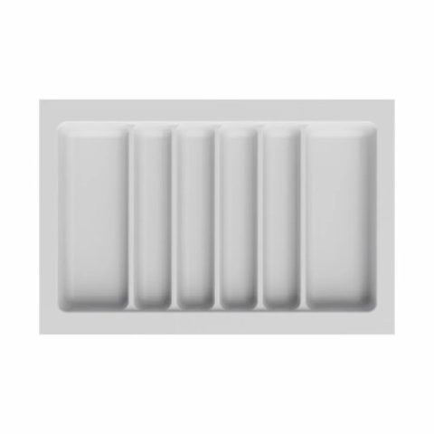 S-2689-WP, Лоток для столовых приборов 80см, Белый#/Spoon Holder 80cm White#