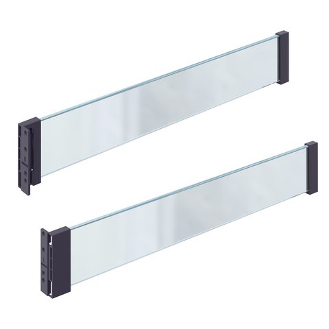 Стеклянная панель для ящика SMARTFLOW 500 Антрацит/FLOW CLEAR GLASS SIDE PANEL 500 ANTHRACITE