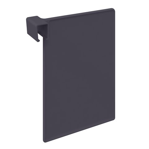 SMARTFLOW/ Разделитель для релинга / Антрацит/FLOW LATERAL DIVIDER WITH GALLERY RAILING ANTHRACITE