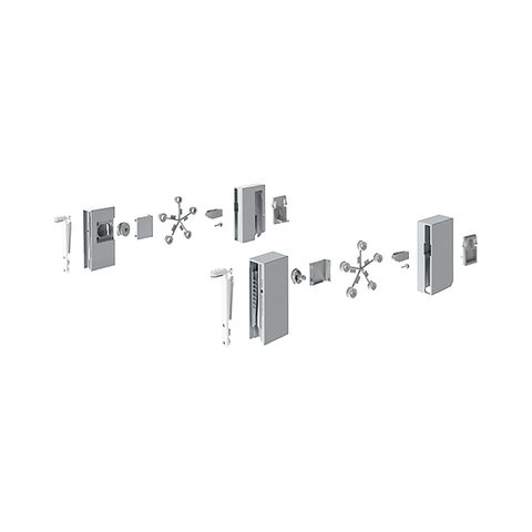 Hettich Адаптер DesignSide для ящиков Innotech Atira серебристый