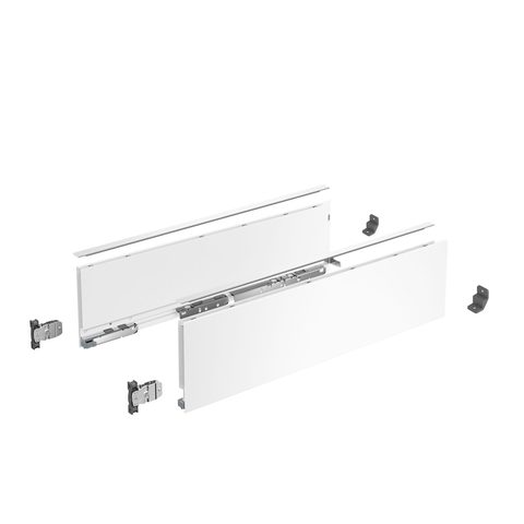Hettich Боковины для ящиков AVANTECH YOU 400 / 139, правая и левая белый